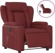 vidaXL Elektryczny fotel rozkładany, winna czerwień, sztuczna skóra 2