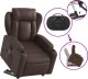 Triton Podnoszony fotel masujący, rozkładany, brązowy 6