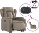 vidaXL Rozkładany fotel pionizujący, elektryczny, cappuccino 6