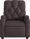 vidaXL Elektryczny fotel rozkładany, ciemnobrązowy, obity tkaniną 9