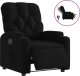 vidaXL Elektryczny fotel rozkładany, czarny, obity tkaniną 2