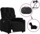 vidaXL Elektryczny fotel rozkładany, czarny, obity tkaniną 6