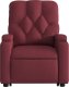 vidaXL Podnoszony fotel rozkładany, winna czerwień, obity tkaniną 9