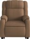 vidaXL Podnoszony fotel masujący, rozkładany, brązowy, obity tkaniną 9