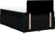 vidaXL Łóżko kontynentalne z materacem, czarne, 120x190 cm, tkanina 6