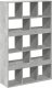 vidaXL Regał/przegroda do pokoju, szarość betonu, 100x33x156,5 cm 6