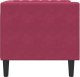 vidaXL Fotel Chesterfield, winna czerwień, tapicerowany aksamitem 5