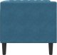 vidaXL Fotel Chesterfield, niebieski, tapicerowany aksamitem 5