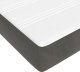 vidaXL Materac kieszeniowy, ciemnoszary, 120x220x20 cm, aksamitny 5