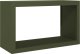 vidaXL Stojak na drewno opałowe, zielony, 100x40x60 cm, stalowy 2