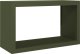 vidaXL Stojak na drewno opałowe, zielony, 100x40x60 cm, stalowy 6