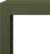 vidaXL Stojak na drewno opałowe, zielony, 100x40x60 cm, stalowy 7