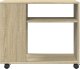 vidaXL Stolik boczny na kółkach, dąb sonoma, 70x35x60 cm 5