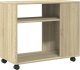 vidaXL Stolik boczny na kółkach, dąb sonoma, 70x35x60 cm 7