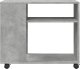 vidaXL Stolik boczny na kółkach, szarość betonu, 70x35x60 cm 5