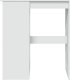 vidaXL Stolik barowy z przegródkami, biały, 90x47,5x103,5 cm 4
