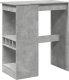 vidaXL Stolik barowy z przegródkami, szarość betonu, 90x47,5x103,5 cm 2