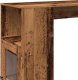 vidaXL Stolik barowy z przegrodami, stare drewno, 101x40x103,5 cm 9