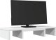 vidaXL Podstawka pod monitor, regulowana, biała, 60x24x10,5 cm 2