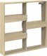 vidaXL Szafka ścienna, dąb sonoma, 80x15x80, materiał drewnopochodny 1