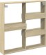 vidaXL Szafka ścienna, dąb sonoma, 80x15x80, materiał drewnopochodny 5