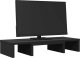 vidaXL Podstawka pod monitor, regulowana, czarna, 60x24x10,5 cm 2