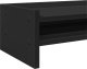 vidaXL Podstawka pod monitor, czarna, 42x24x16 cm 6