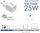 Ładowarka Akyga Ładowarka USB AK-CH-22 USB-C PD 5-12V / max. 3A 25W Quick Charge 3.0 GaN 5