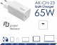 Ładowarka Akyga Ładowarka USB AK-CH-23 USB-C PD 5-20V / max. 3.25A 65W Quick Charge 3.0 GaN 5