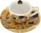 DUO Komplet 2 filiżanek 110 ml + spodki The Kiss Ecru 2