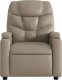 vidaXL Elektryczny fotel rozkładany, cappuccino, obity sztuczną skórą 8