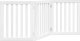vidaXL vidaXL Składana bramka zabezpieczająca dla psa, 3 panele, biała, 150cm 6