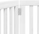 vidaXL vidaXL Składana bramka zabezpieczająca dla psa, 3 panele, biała, 150cm 8