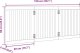 vidaXL vidaXL Składana bramka zabezpieczająca dla psa, 3 panele, biała, 150cm 9