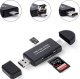 Czytnik Verk Czytnik kart sd microsd tf usb usb-c micro usb 3w1 Czytnik kart sd microsd tf usb usb-c micro usb 3w1 2