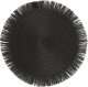 Eurofirany Podkładka dekoracyjna okrągła z frędzlami BOHO 38 cm czarna x6 1
