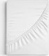 Design 91 Prześcieradło z mikrowłókna z gumką SOFT 100X200 25cm białe 3