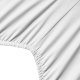 Design 91 Prześcieradło z mikrowłókna z gumką SOFT 100X200 25cm białe 5