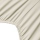 Design 91 Prześcieradło z mikrowłókna z gumką SOFT 100X200 25cm kremowe 6