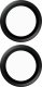 PanzerGlass SAFE Camera  Protector Black iPhone '24 6.1"  6.7" 3