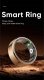 Smart Ring Powerton auksinė, tętno, saturacja, monitorius snu, aktywność, roz 8, Powerton 6