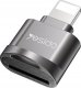 Yesido yesido GS18 Czytnik Kart OTG Lightning - Micro SD, BLACK / CZARNY 1