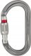 Petzl Petzl M33A SL, Screw-lock, Locking carabiner, D-shaped, Aluminium, Grey, 25 kN 1