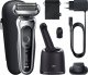 Braun Braun Series 7 71-S7200cc, Foil shaver, Buttons, Black, Silver, Battery, Lithium-Ion (Li-Ion), 50 min 1