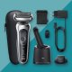 Braun Braun Series 7 71-S7200cc, Foil shaver, Buttons, Black, Silver, Battery, Lithium-Ion (Li-Ion), 50 min 12