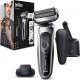 Braun Braun Series 7 71-S7200cc, Foil shaver, Buttons, Black, Silver, Battery, Lithium-Ion (Li-Ion), 50 min 3