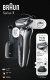 Braun Braun Series 7 71-S7200cc, Foil shaver, Buttons, Black, Silver, Battery, Lithium-Ion (Li-Ion), 50 min 6