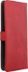 ForCell Kabura uniwersalna COMMON Book rozmiar XL do SAMSUNG A12 /  A13 4G / A34 5G / A02s / XIAOMI Redmi 12 4G / 12C / NOTE 12 4G / 12 PRO 5G OPPO A53s / A72 / A92 czerwona 2