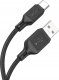 Kabel USB Hoco USB-A - USB-C 1 m Czarny 1