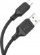 Kabel USB Hoco USB-A - microUSB 1 m Czarny 1